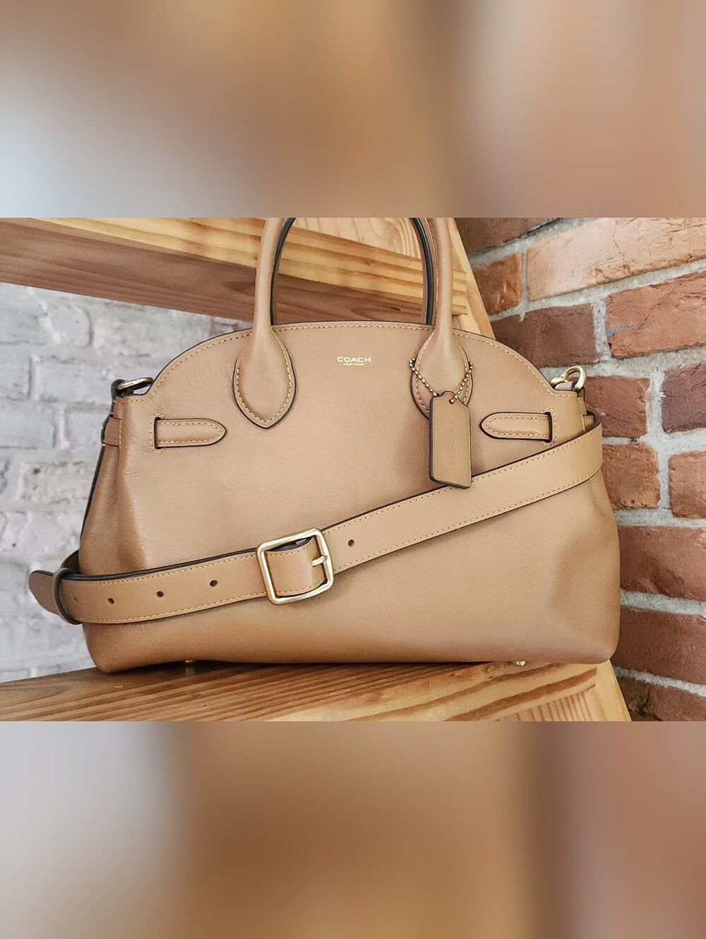 Coach Empire Carryall 28 Honey Brown